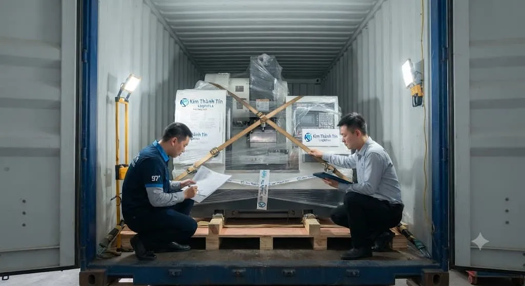 Kiểm soát nguồn hàng tại nguồn là một trong những lợi ích khi nhập khẩu nguyên container cùng Kim Thành Tín Logistics